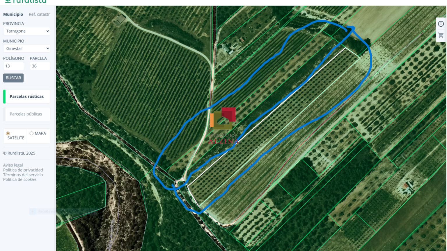 Fincas rústicas de regadío en venta en Ginestar (Móra d’Ebre, Tarragona)